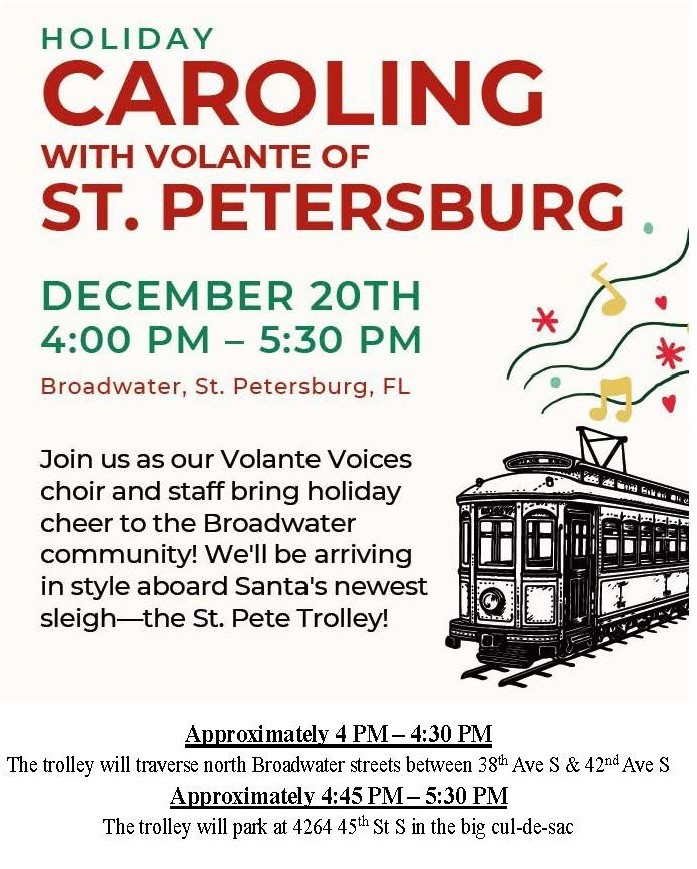 Caroling with Volante of St. Petersburg